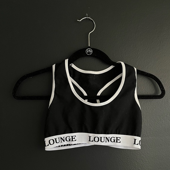 lounge Other - LOUNGEWEAR black sports bra